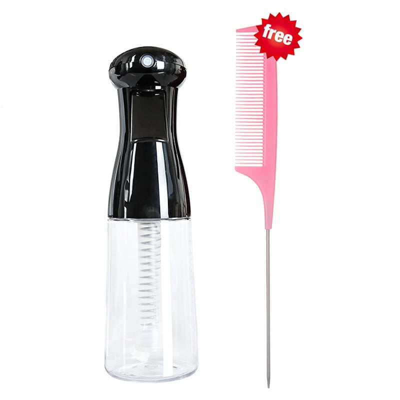 Cepillo para el Cabello 2 en 1 con Pulverizador, Peine Desenredante con Masaje para el Cuero Cabelludo, Rociador de Agua Antiestático, Herramienta para Peinar y Alisar el Cabello para el Hogar y Viajes