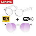 Gafas Inteligentes Lenovo con IA, Traductor Inteligente, Cámara HD de 8 MP, Grabación de Video en 4K, Bluetooth para Llamadas, Grabación de Voz, Reproducción de Música y Gafas de Sol Inteligentes 2026 Nuevas