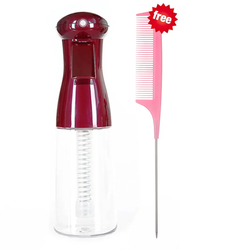 Cepillo para el Cabello 2 en 1 con Pulverizador, Peine Desenredante con Masaje para el Cuero Cabelludo, Rociador de Agua Antiestático, Herramienta para Peinar y Alisar el Cabello para el Hogar y Viajes